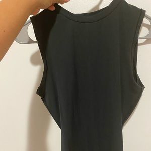 Skims Black Body Basics Crewneck Bodysuit Size M